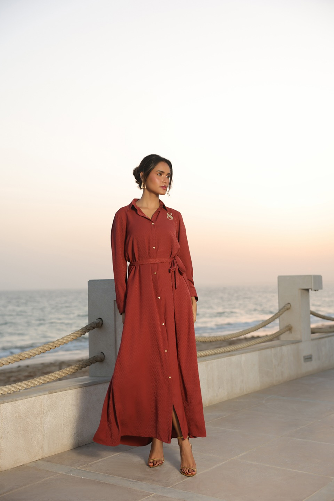 Rust long shirt