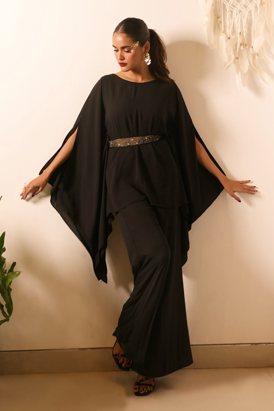 Belted Black Set