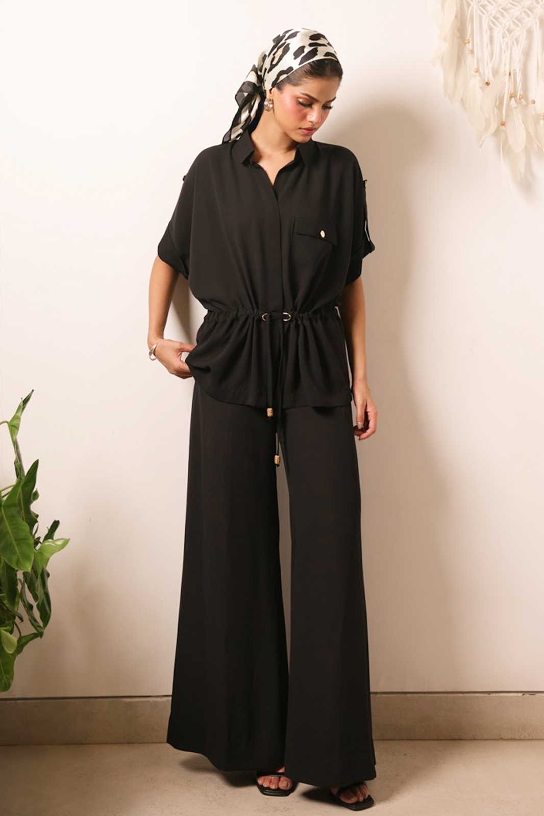 Belted Safari set