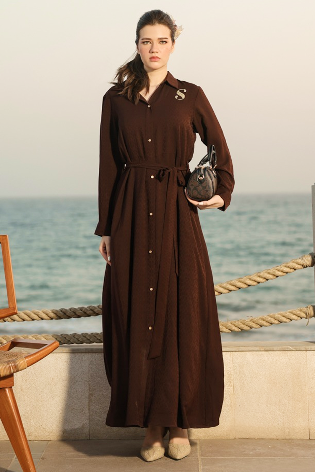 Brown long shirt