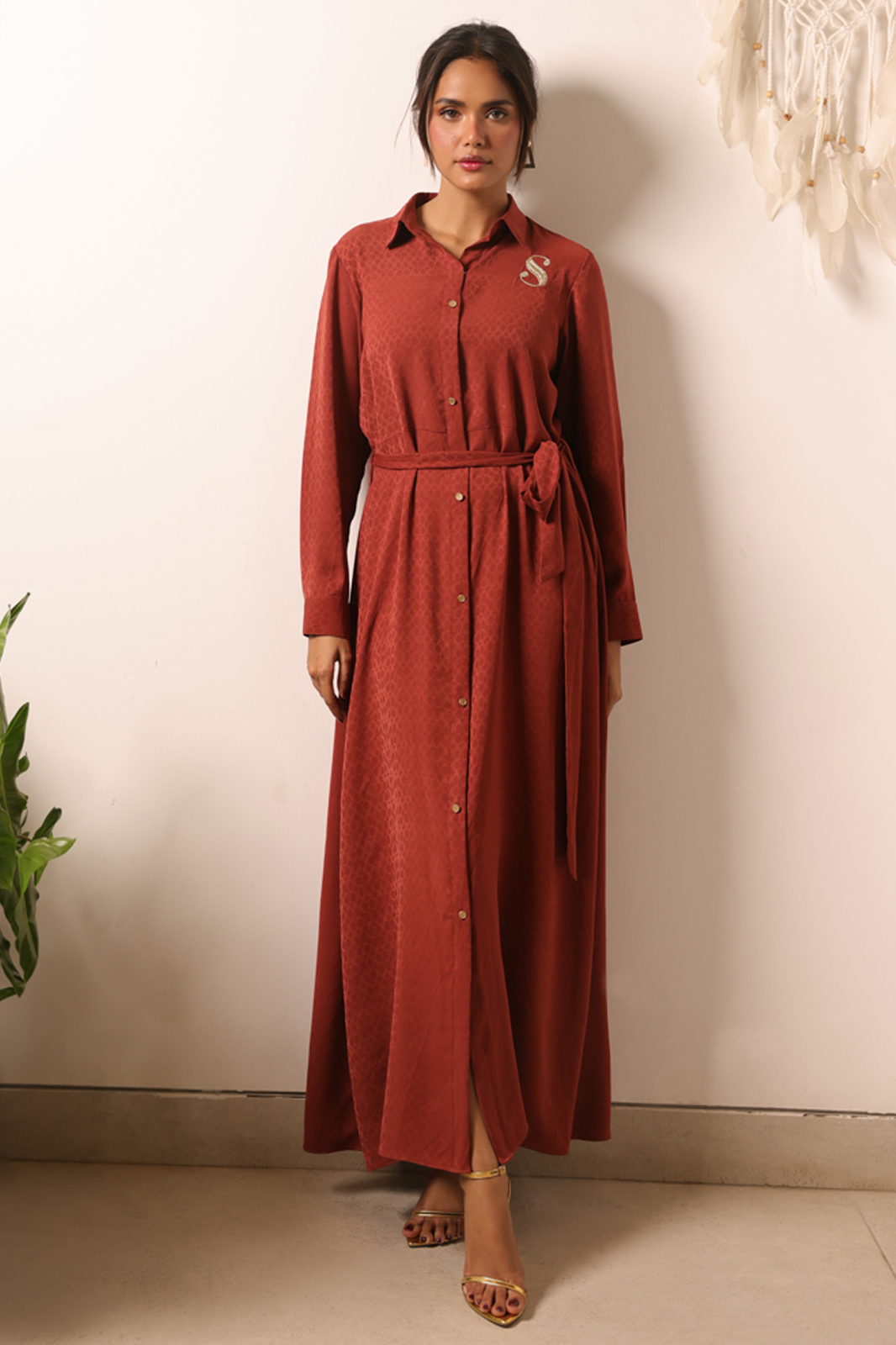 Rust long shirt